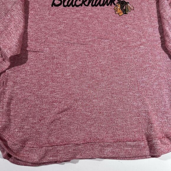 Chicago Blackhawks NHL Hockey Long Sleeve Pullover Off The Shoulder Shirt XL - Picture 4 of 6